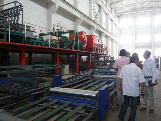 32KW Total Power Sandwich Panel Machine , PLC Control System Sandwich Production Line 
