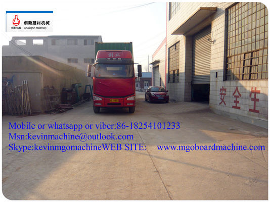 Proces produkcji płyty z tlenku magnezu Maszyna do produkcji płyt do mebli i płyt budowlanych