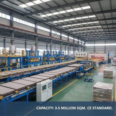 Linia produkcyjna paneli cementowo-włóknowych o wydajności 3-5 milionów m² z certyfikatem CE zapewniająca spójną produkcję paneli
