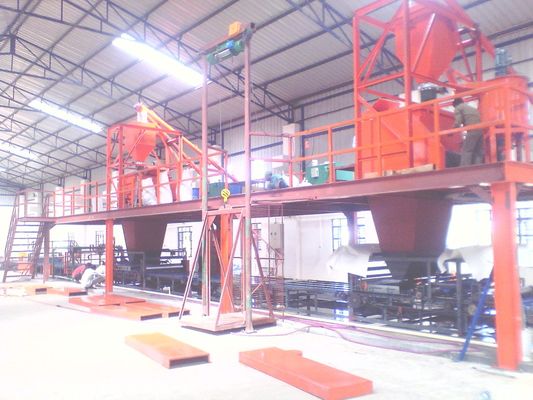 Linia produkcyjna płyt warstwowych o długiej żywotności, płyty z tlenku magnezu i cementu włóknistego