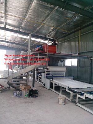 Dekoracja paneli ściennych Płyty tlenku magnezu Linia produkcyjna przyjazna dla środowiska