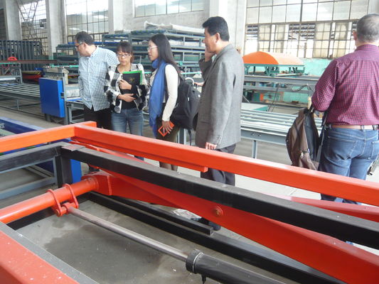 32KW Total Power Sandwich Panel Machine , PLC Control System Sandwich Production Line 