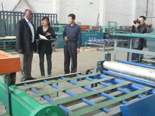 EPS Sandwich Wall Panel Equipment , CE Fiber Cement Board Production Line