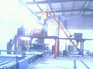 Linia produkcyjna płyt cementowo-włóknistych izolowanych akustycznie ze stabilną i bezpieczną konstrukcją stalową