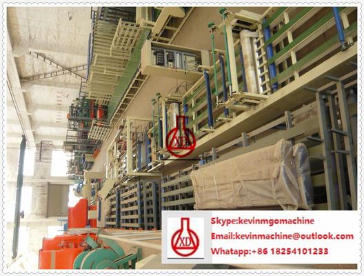 Linia produkcyjna płytek cementu włóknistego o grubości 75 mm do ścian ściennych