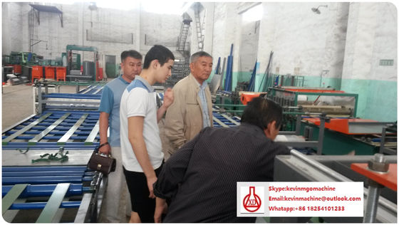 Ognioodporna maszyna do płyt Mgo do ścian / dekoracji ścian wnętrz