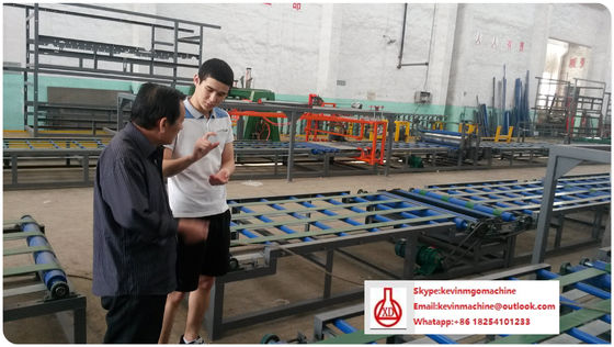 Ognioodporna maszyna do płyt Mgo do ścian / dekoracji ścian wnętrz