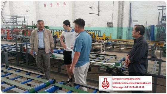 Ognioodporna maszyna do płyt Mgo do ścian / dekoracji ścian wnętrz