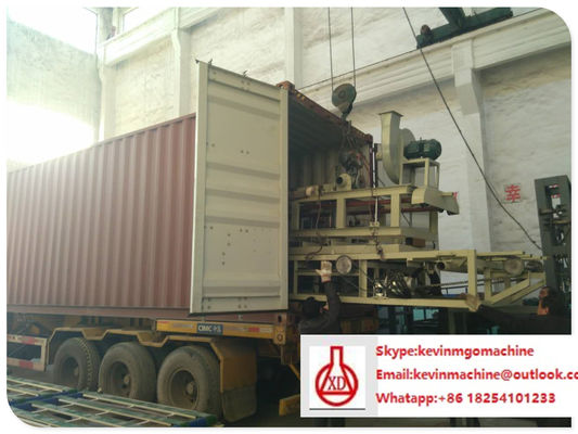 Maszyna do produkcji płyt słomianych do budynków ocieplanych cieplarnianych, w pełni automatyczna