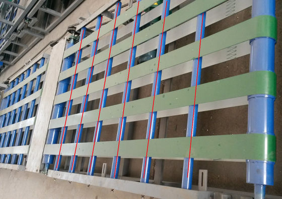 Zielona maszyna do produkcji paneli ściennych z materiałów budowlanych do budownictwa wewnętrznego/zewnętrznego