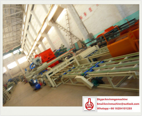 Automatyczna linia produkcyjna tabliczek Eps Sandwich Panel Mgo dla cementu / Mgo / proszku z piły drewnianej