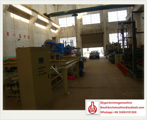 Linia produkcyjna płyt cementowo-włóknistych odpornych na ciepło z procesem automatyzacji