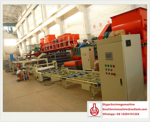 Linia produkcyjna płyt cementowo-włóknistych odpornych na ciepło z procesem automatyzacji