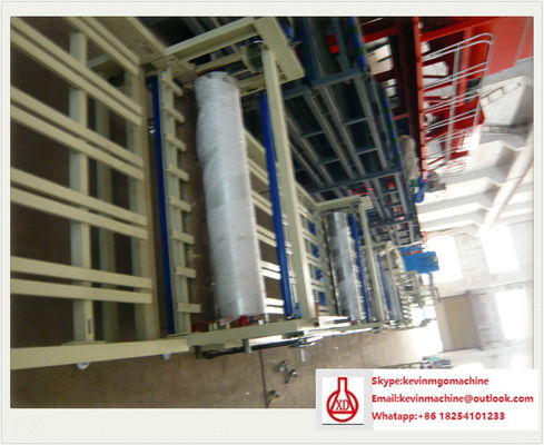 Maszyny do produkcji materiałów budowlanych, półautomatyczna linia produkcyjna płyt Mgo