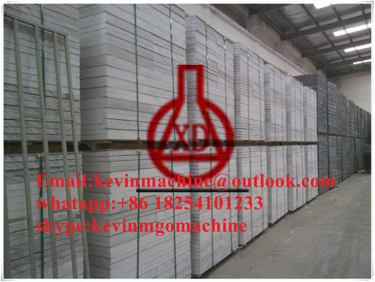 Całkowicie automatyczna linia produkcyjna płyt mgo z większą pojemnością 1500 kart