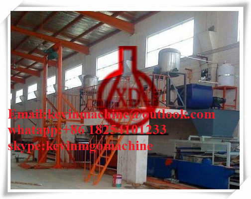 Automatyczna linia produkcyjna płytek z tlenku magnezu w postaci formy z systemem sterowania mikrokomputerem