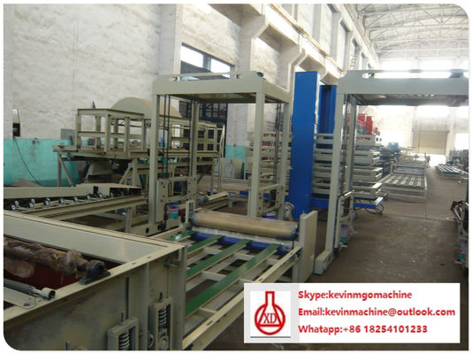 Linia produkcyjna płyt MgO z płytami z otworami ściennymi (hollow sandwich wall panel) o mocy produkcyjnej 2500 arkuszy