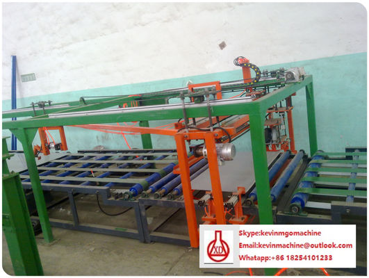 Linia produkcyjna paneli ściennych z płyty MgO z procesem nakładania kleju, fornirowania i suszenia