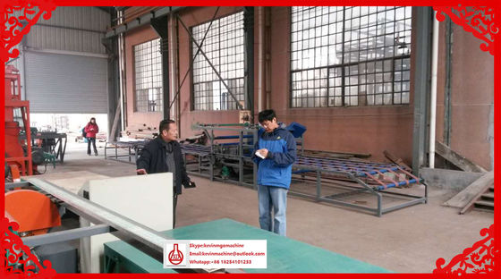 Linia produkcyjna szybkich płyt z tlenku magnezu i szkła dla materiałów z trocin / rozdrobnionej słomy roślinnej