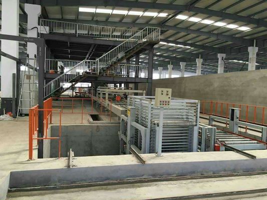 Półautomatyczna linia produkcyjna płyt oksydu magnezu o szerokości 1200 mm