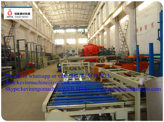 Linia produkcyjna płyt MgO formowanych na zimno dwustronnie do materiałów budowlanych