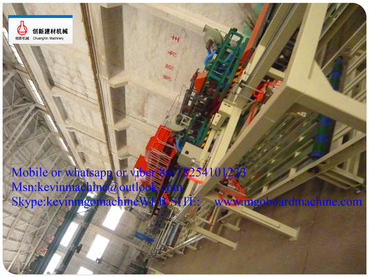 Całkowicie automatyczna linia produkcyjna desek Mgo z kruszoną słomką roślinną