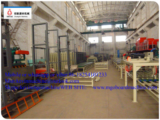 Całkowicie automatyczna linia produkcyjna desek Mgo z kruszoną słomką roślinną