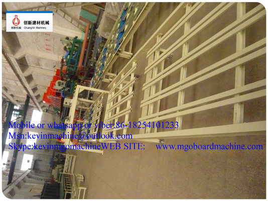 Całkowicie automatyczna linia produkcyjna desek Mgo z kruszoną słomką roślinną