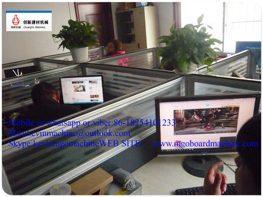 Półautomatyczna linia produkcyjna płyt MgO o dużej wydajności 1500 arkuszy dziennie 8 godzin