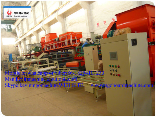 Dostosowany proces produkcji płyt Mgo o grubości z wydajnością 2000 arkuszy dziennie