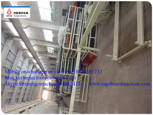 2 - 25 mm grubości Automatyczna linia produkcji płyt MgO o nieograniczonej długości i 1,3 m szerokości