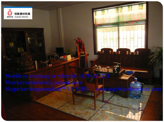 2 - 25 mm grubości Automatyczna linia produkcji płyt MgO o nieograniczonej długości i 1,3 m szerokości