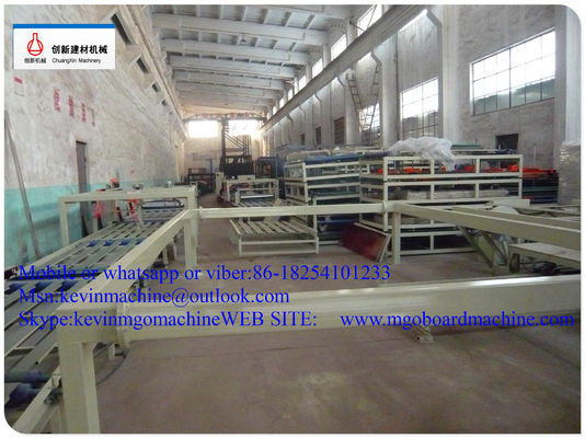 CE Magnesium Oxide Board Production Line for 1300mm Width Unlimited Length