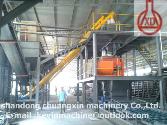 Lekkie Płyty ścienne MgO Linia produkcyjna do dekoracji ścian 54KW