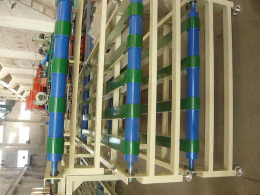 Maszyna do produkcji materiałów budowlanych z płyt formowanych z włókna szklanego i tlenku magnezu