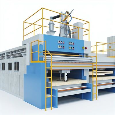 Wysoka wytrzymałość na zginanie, dostosowana maszyna do produkcji płyt cementowych, emisja formaldehydu ≤1,5 mg/L i nasiąkliwość wodą ≤10%