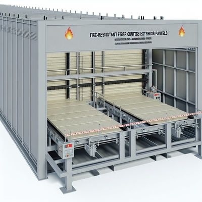 Odporna na ogień maszyna z płytami zewnętrznymi z włókna cementowego z trwałą konstrukcją i żywotnością 25 lat i dłuższą