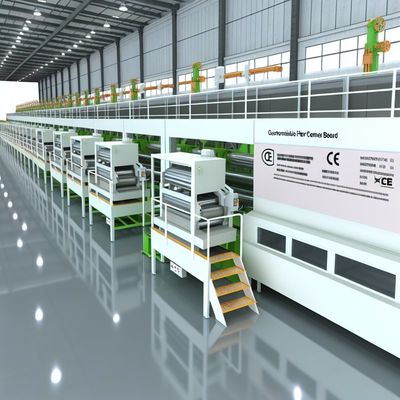 Odporność na wilgoć Dostosowywalna linia produkcyjna płyt betonowych z włókna z silną wytrzymałością na ściskanie