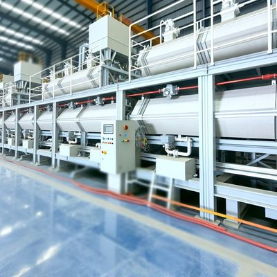 Linia produkcyjna płyt opartych na włóknie cementowej o gęstości 1,2-1,6 g/cm3 i przewodności cieplnej ≤ 0,25 W/mk