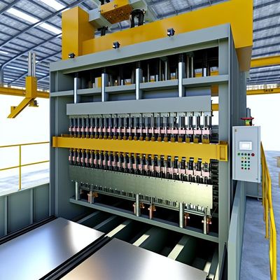 Fast Construction Wall Panel Making Machine 380V With 0.3-0.8mm Material Thickness