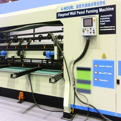 4-Hour Fireproof Wall Panel Forming Machine with Automatic Feed