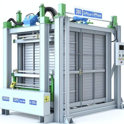 Maszyna do formowania paneli ściennych 380V 3-fazowa z 4-godzinnymi panelami ognioodpornymi