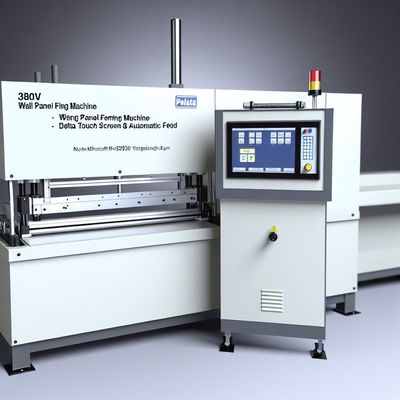 Maszyna do formowania paneli ściennych o mocy 380 V z ekranem dotykowym Delta i automatycznym zasilaczem