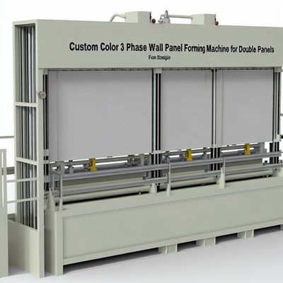 Niestandardowa maszyna do formowania paneli ściennych 3-fazowych do paneli dwuściennych