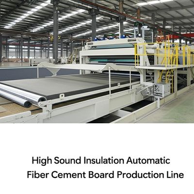 Wysokiej izolacji akustycznej automatyczna linia do produkcji płyt cementowo-włóknowych dla materiałów i wydajności