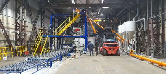 Włókno 380v Automatyczne meble XPS Izolacja płytek płytkowych linii produkcyjnych