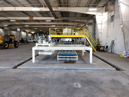 Automatyczna maszyna do wypełniania płyt z kanapkami z cementem i tworzenie proszku talkowego