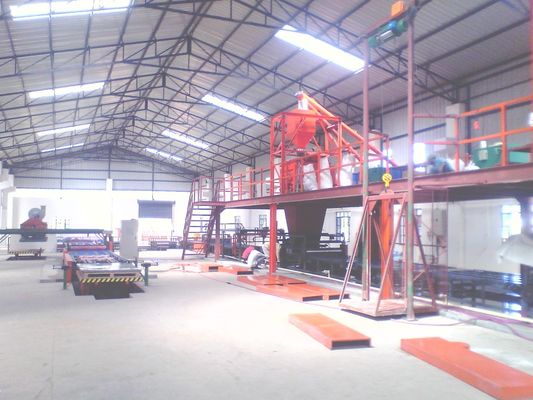 Linia produkcyjna płyt warstwowych o długiej żywotności, płyty z tlenku magnezu i cementu włóknistego