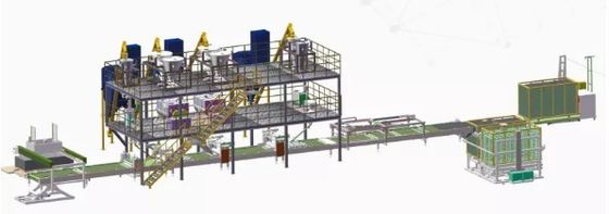 Maszyna do produkcji płyt 1-10mm / Maszyny do produkcji płyt z twardego drewna dla Mgo Mgcl Pyłu drzewnego