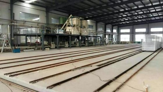 Kompaktowa struktura Automatyczna linia produkcyjna płyt ściennych z włókna cementowego